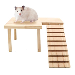 DVHEY plataforma de hamster con patas, estable para juego y descanso.
