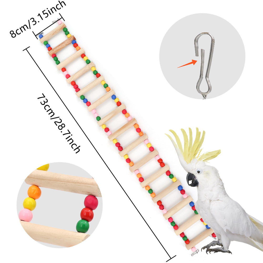 DVHEY instalacion-facil-jaula-pajaros facilita colocar la escalera en la jaula