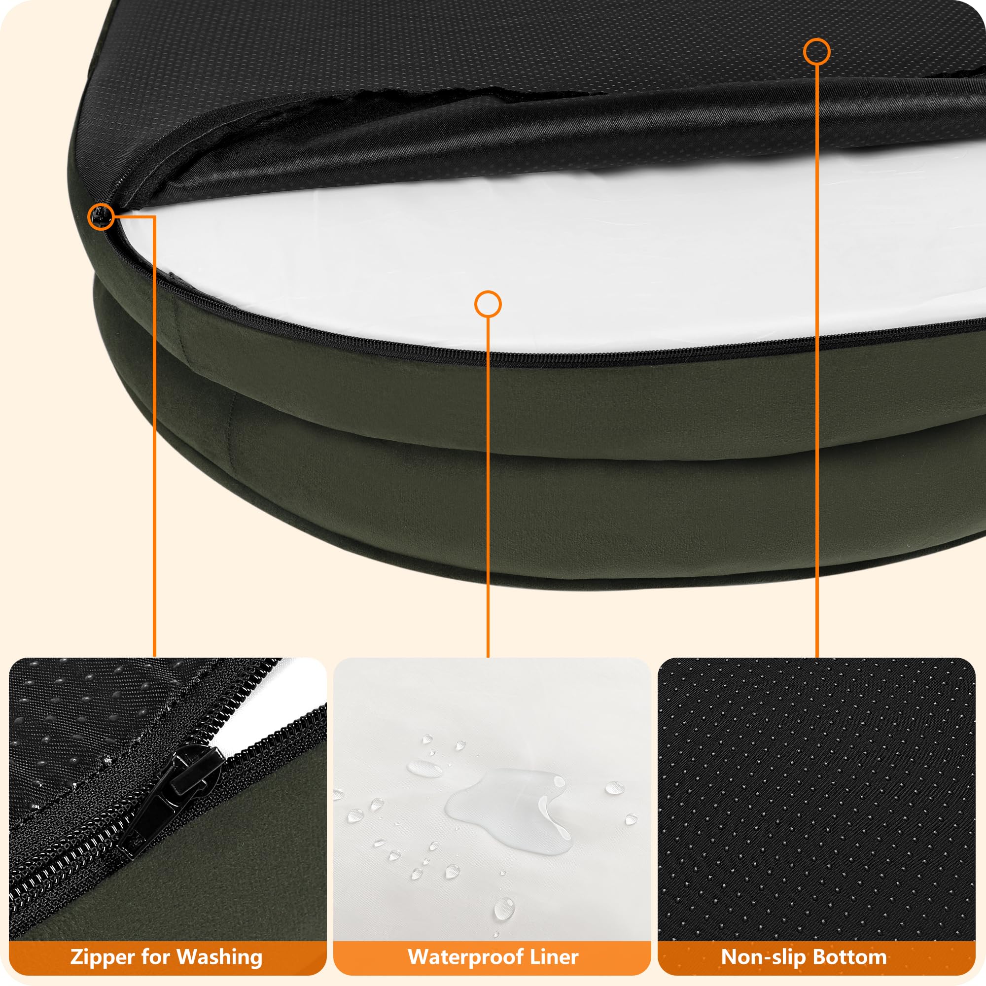 Dwanton base antideslizante mantiene la cama estable