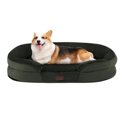 Dwanton cama ortopédica para perros medianos con gel de memoria y soporte