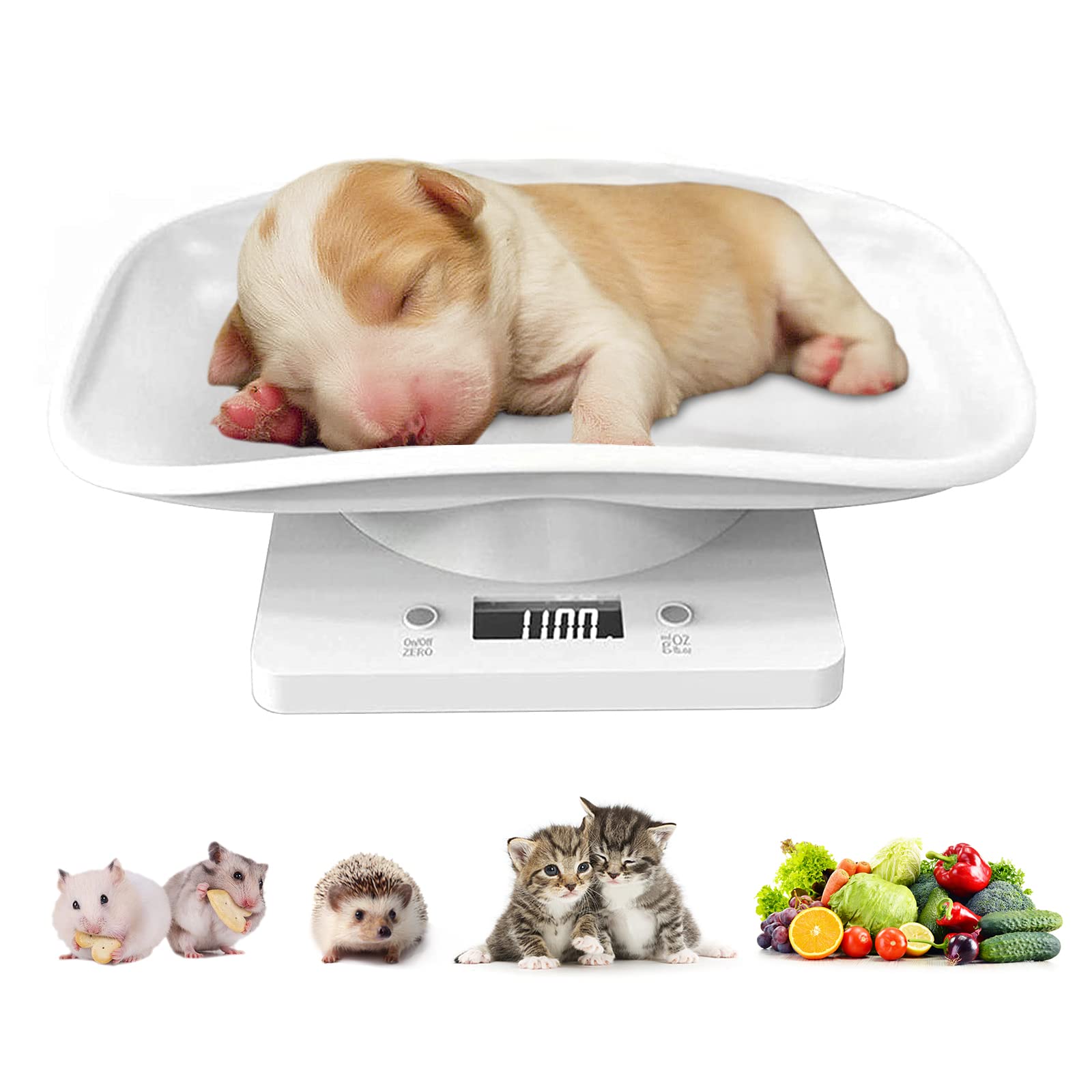 Escala para mascotas DWSFADA con lectura precisa del peso.