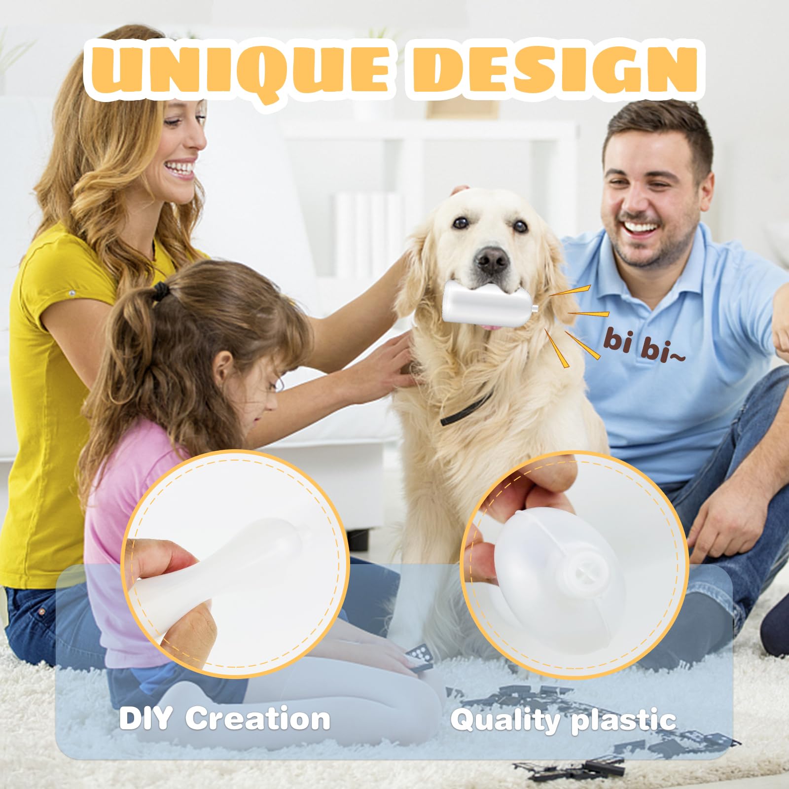 Dxmimer sonajitos para juguetes caninos, opcion bricolaje para crear nuevos juegos