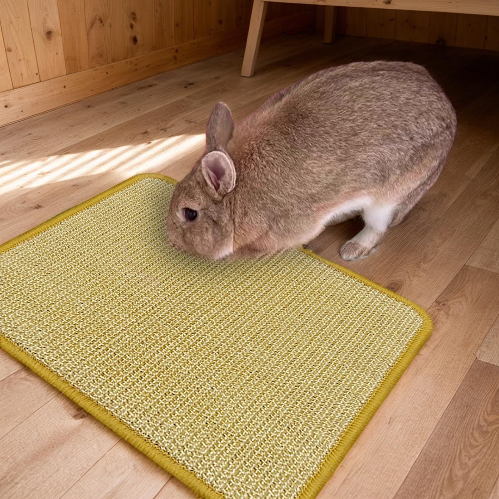 DYAUS Bunny Scratch Pad apto para otras mascotas pequeñas que requieren estimulación.