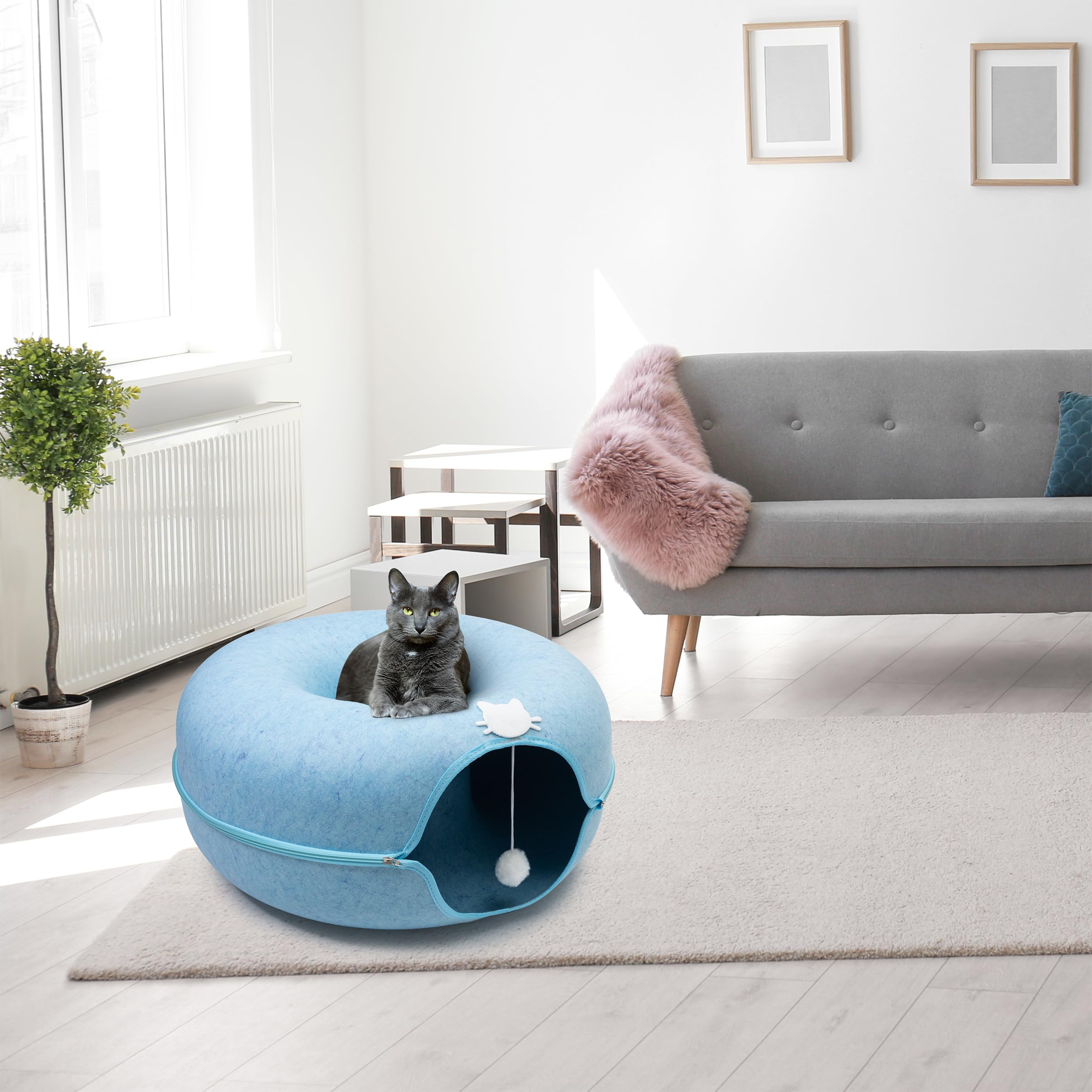 Meow Mansion de E & E's: espacio amplio para varios gatos.