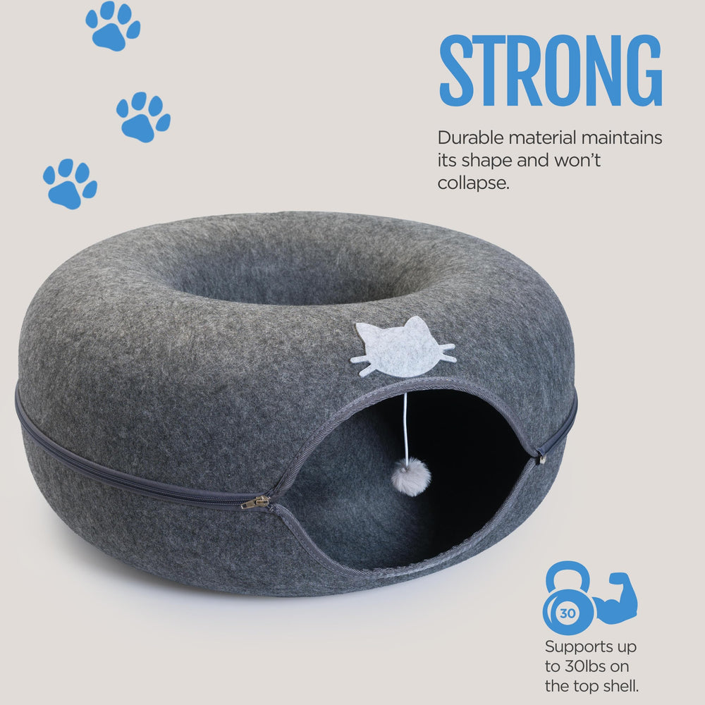 Meow Mansion: tres bolas de juguete para estimular la actividad.