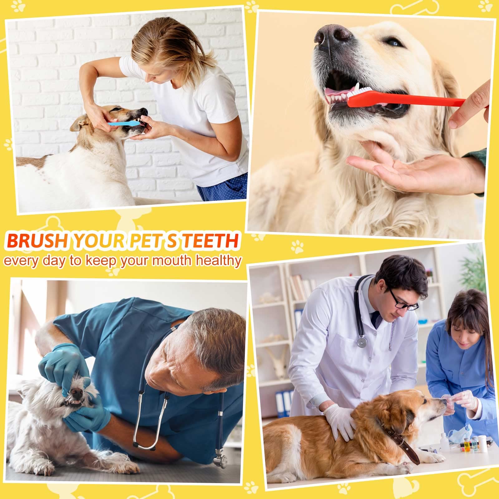 Eaasty variedad de colores facilita identificar cepillos por mascota