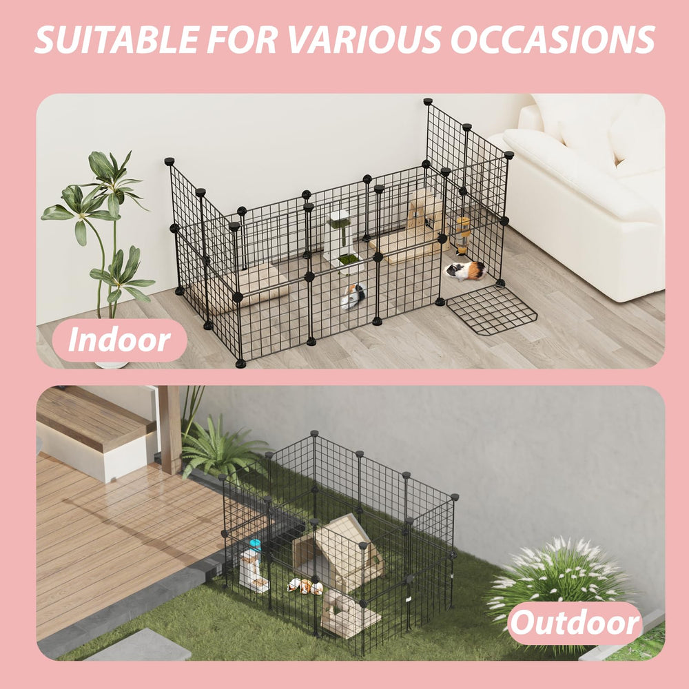 Espacio de juego para pequeños animales con diseño modular EAROND.