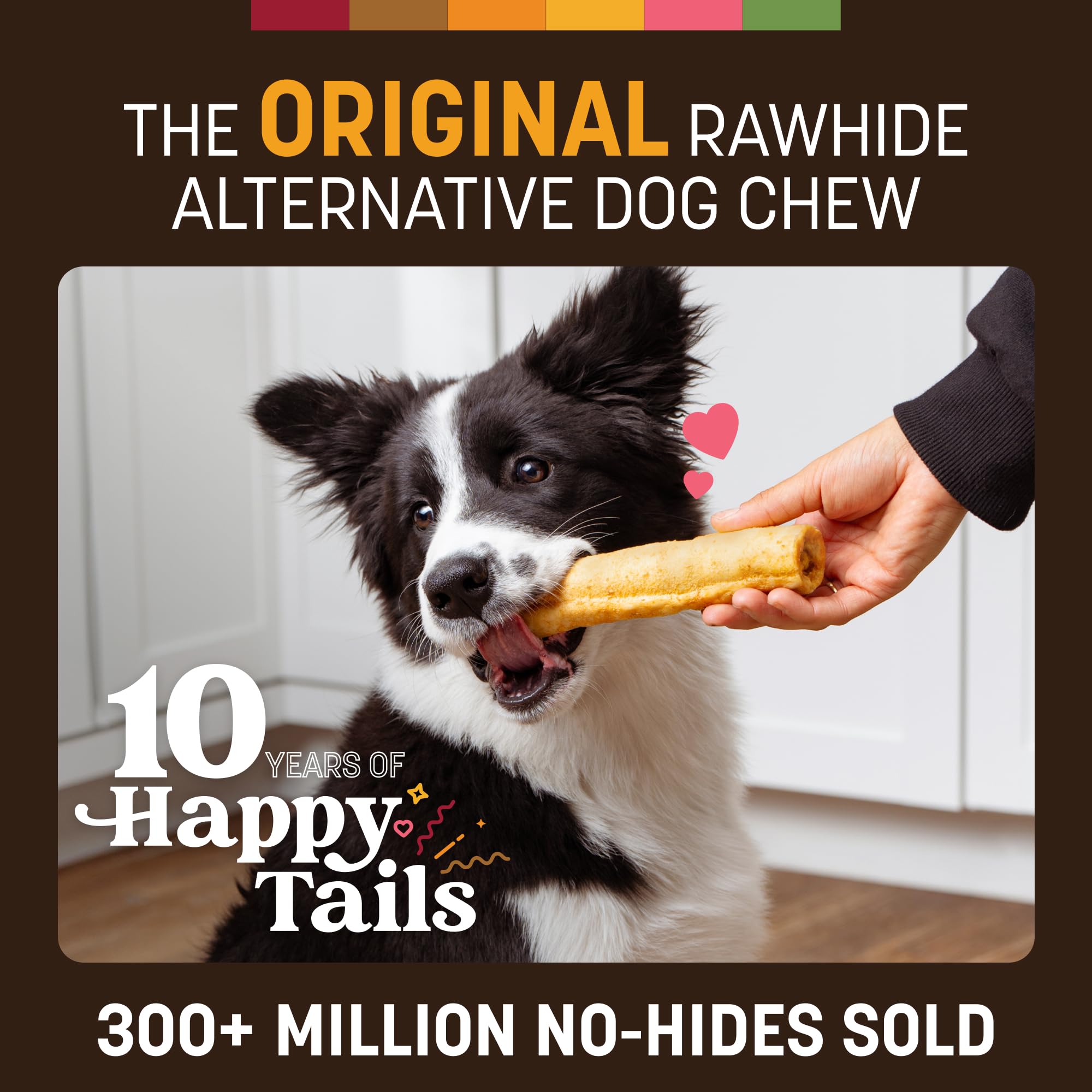 Earth Animal No Hide Chews ingredientes naturales con sabor cheddar para masticar.
