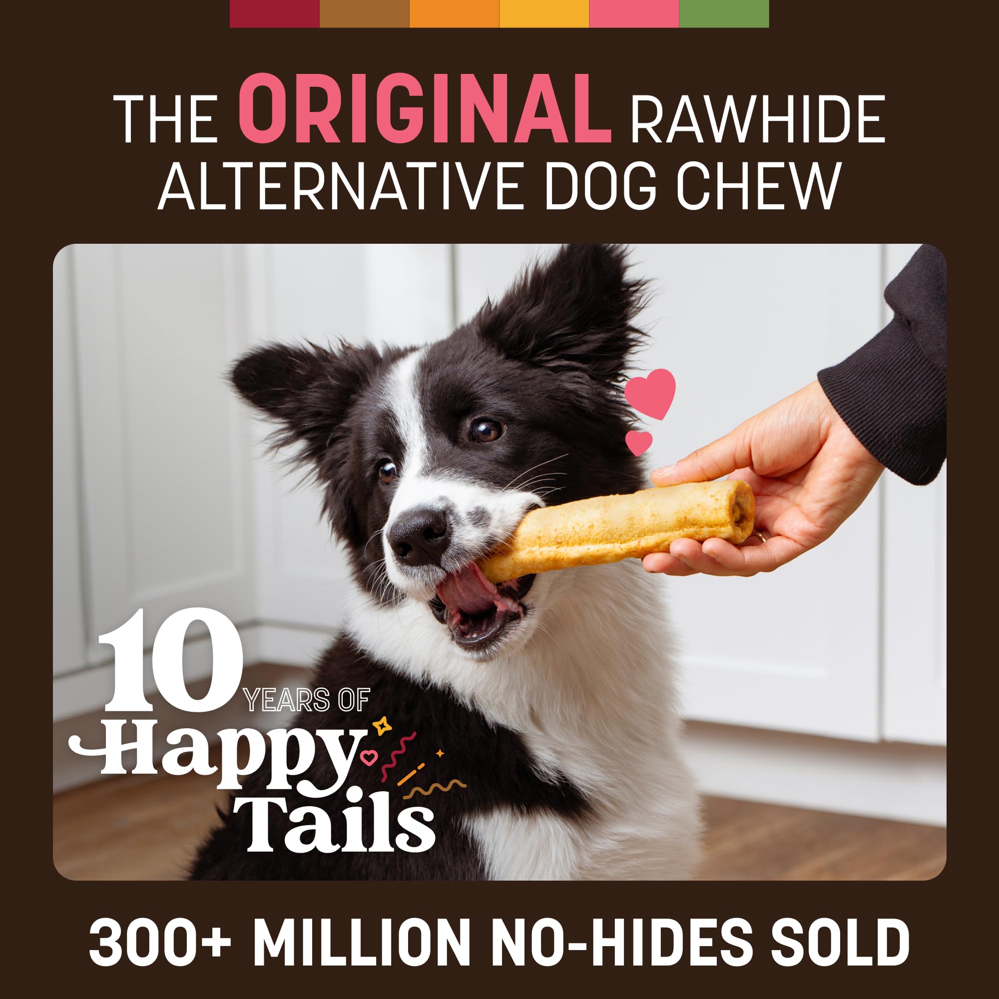 Earth Animal No Hide Chews, dos piezas por envase, ideal para mantener ocupado al perro.