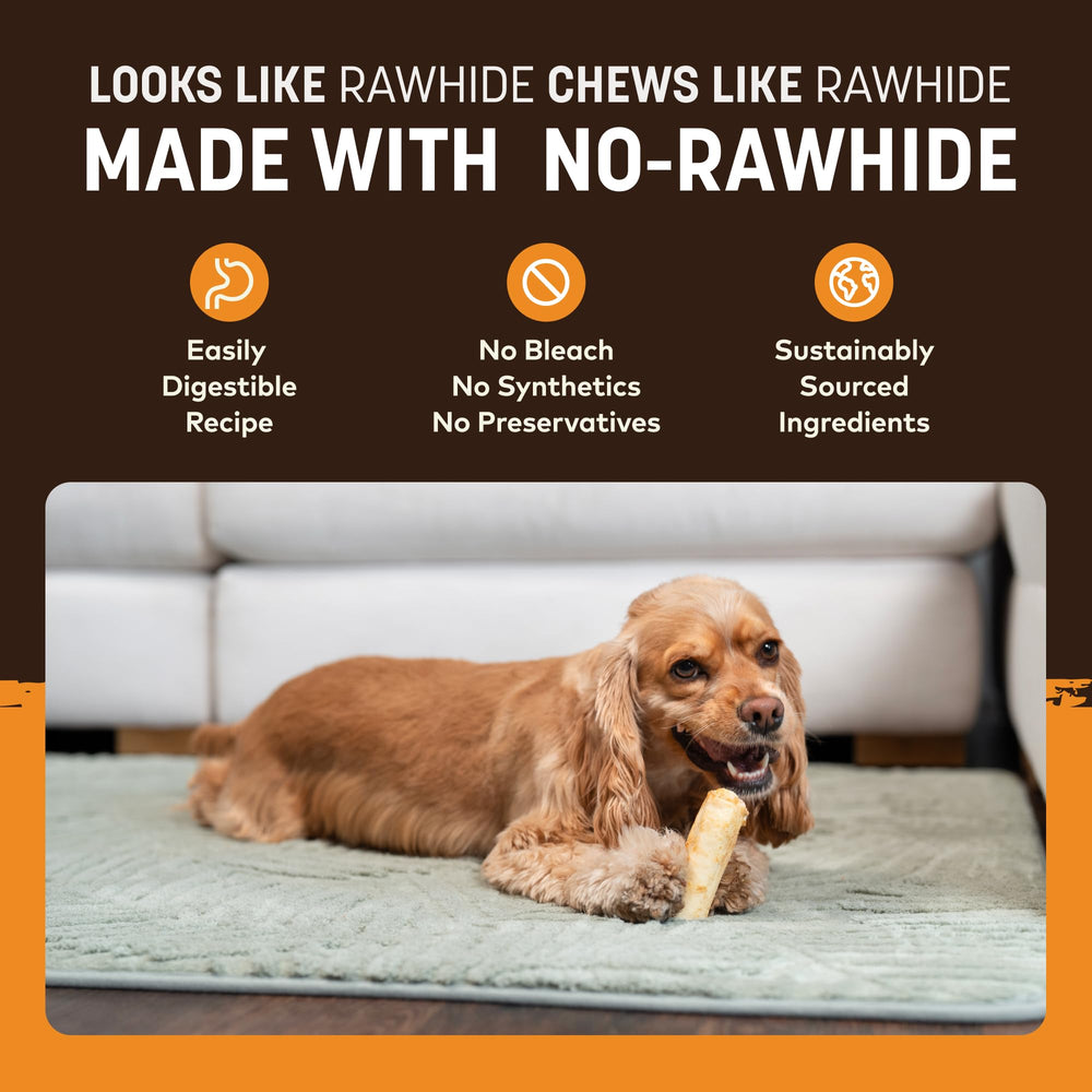 Earth Animal No Hide Chews, sin conservantes para una opción más natural