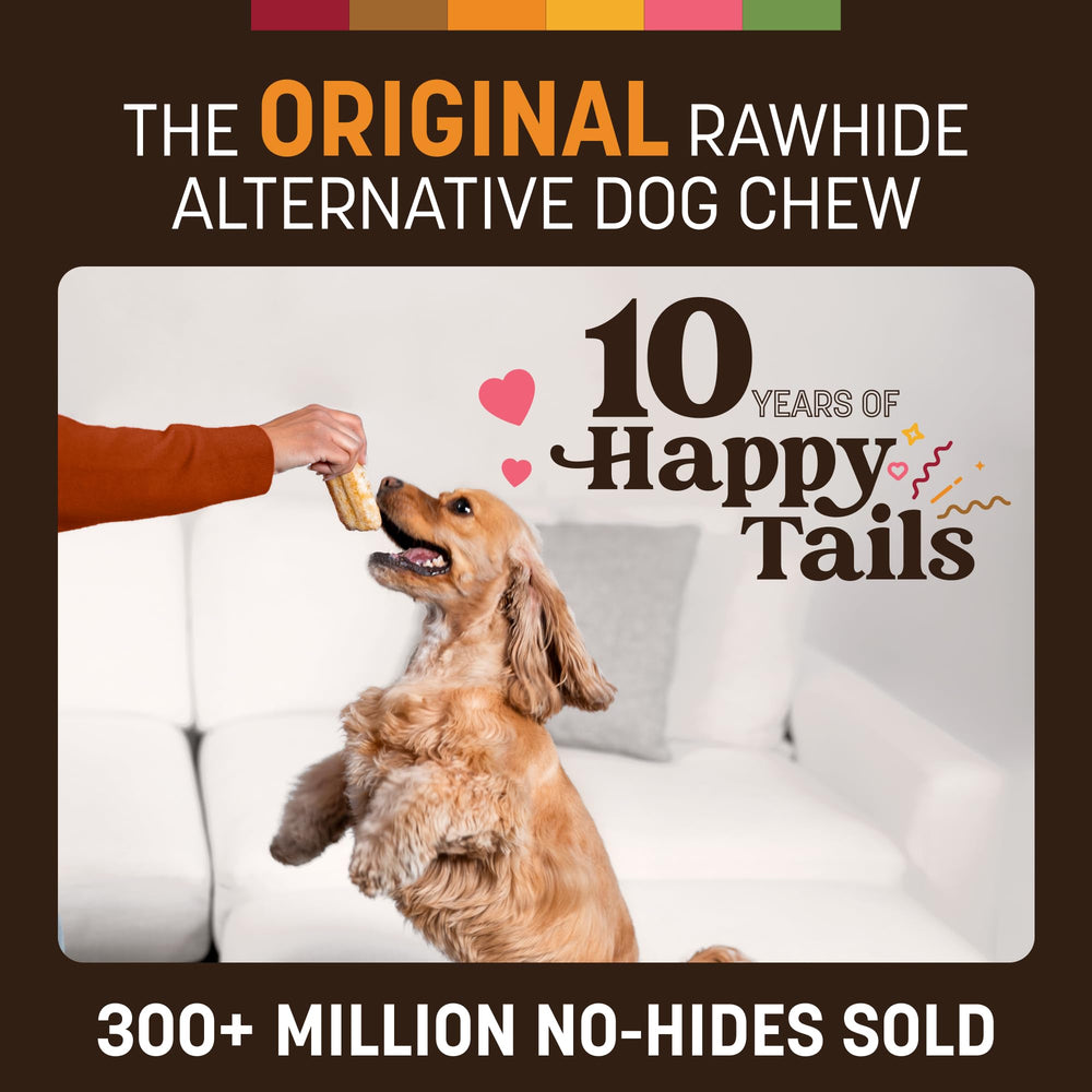 Earth Animal No Hide Chews, tamaño adecuado para perros pequeños y manejo cómodo