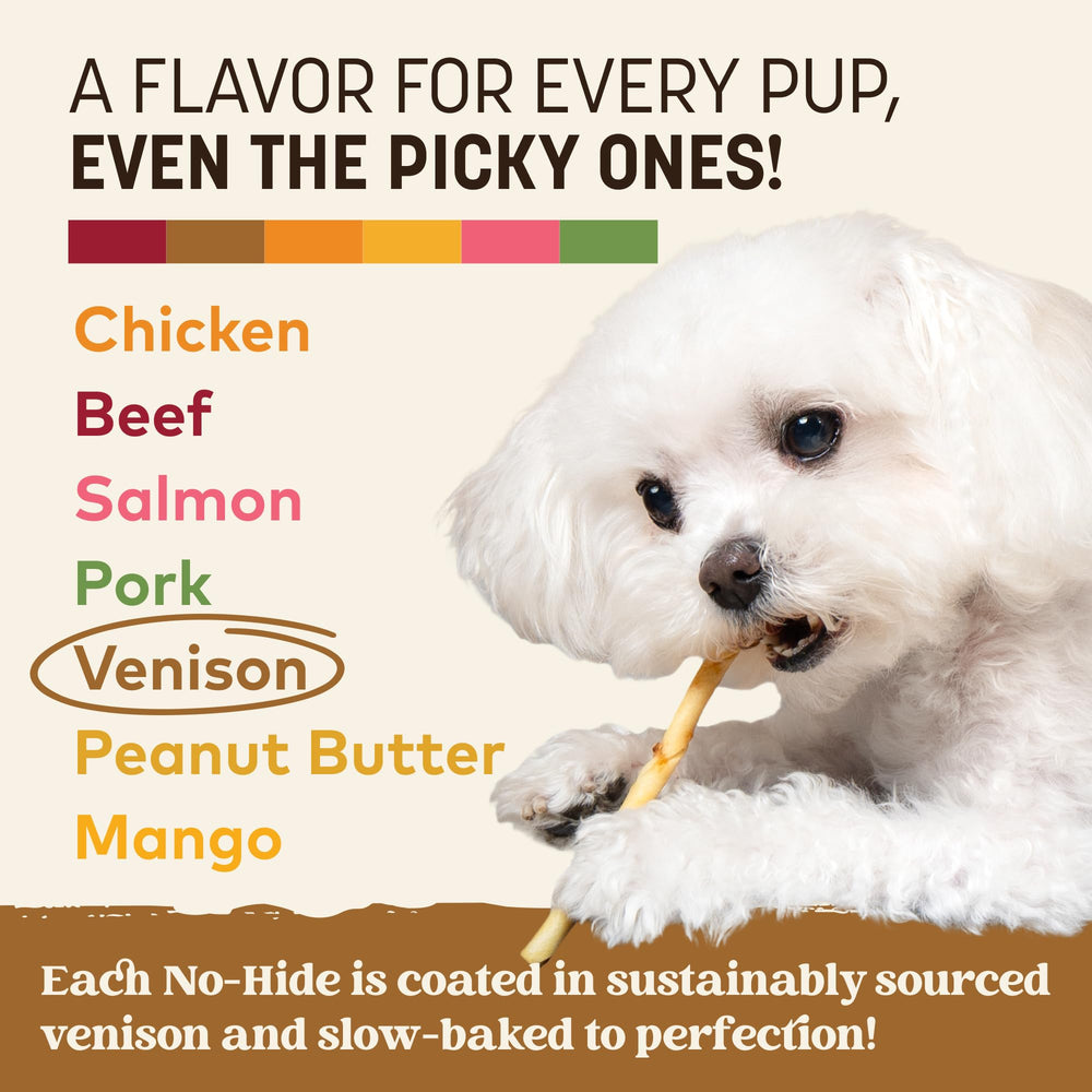 Paquete de 40 unidades No Hide Stix para perros pequeños.