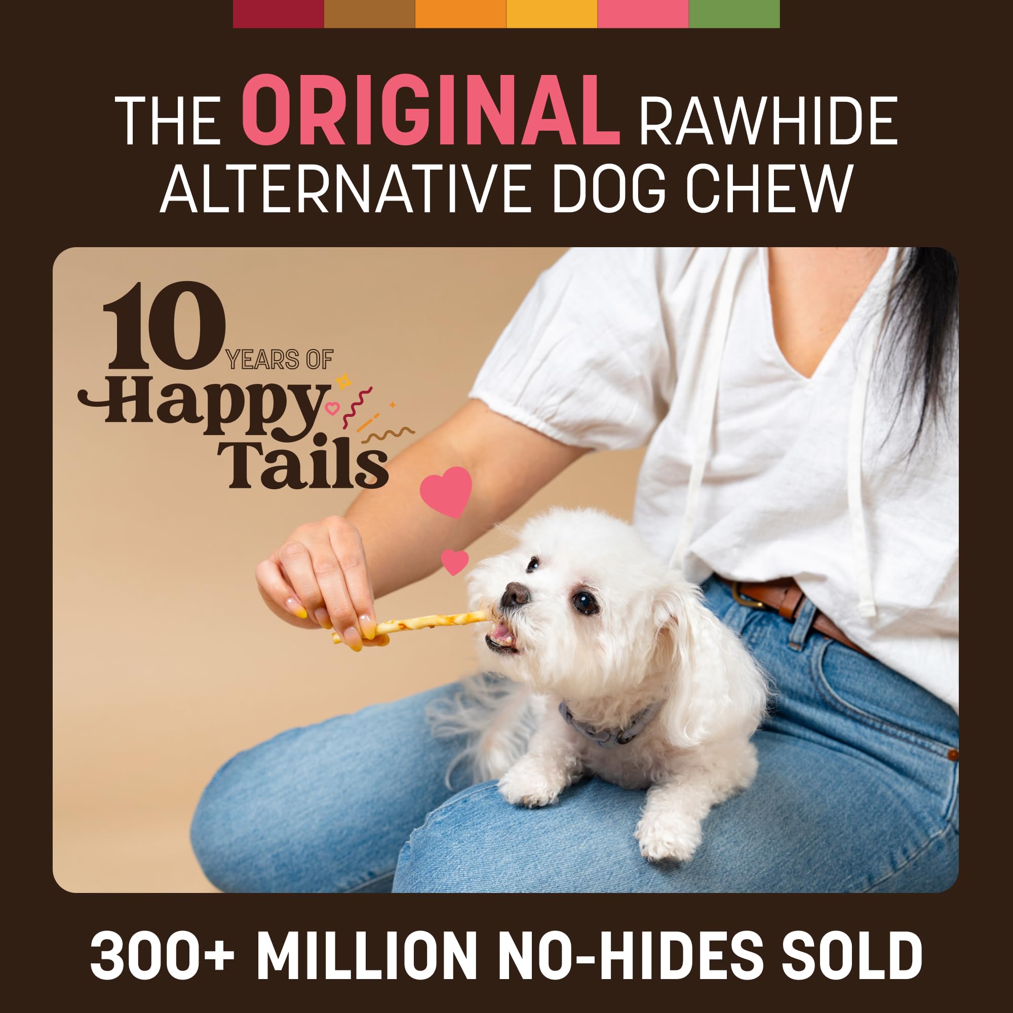 Earth Animal No Hide Stix tamaño pequeño para perros menores de 10 libras.