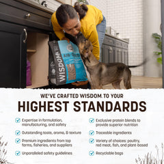 Earth Animal Wisdom almejas: fuente de proteínas marinas de alta digestibilidad para perros.