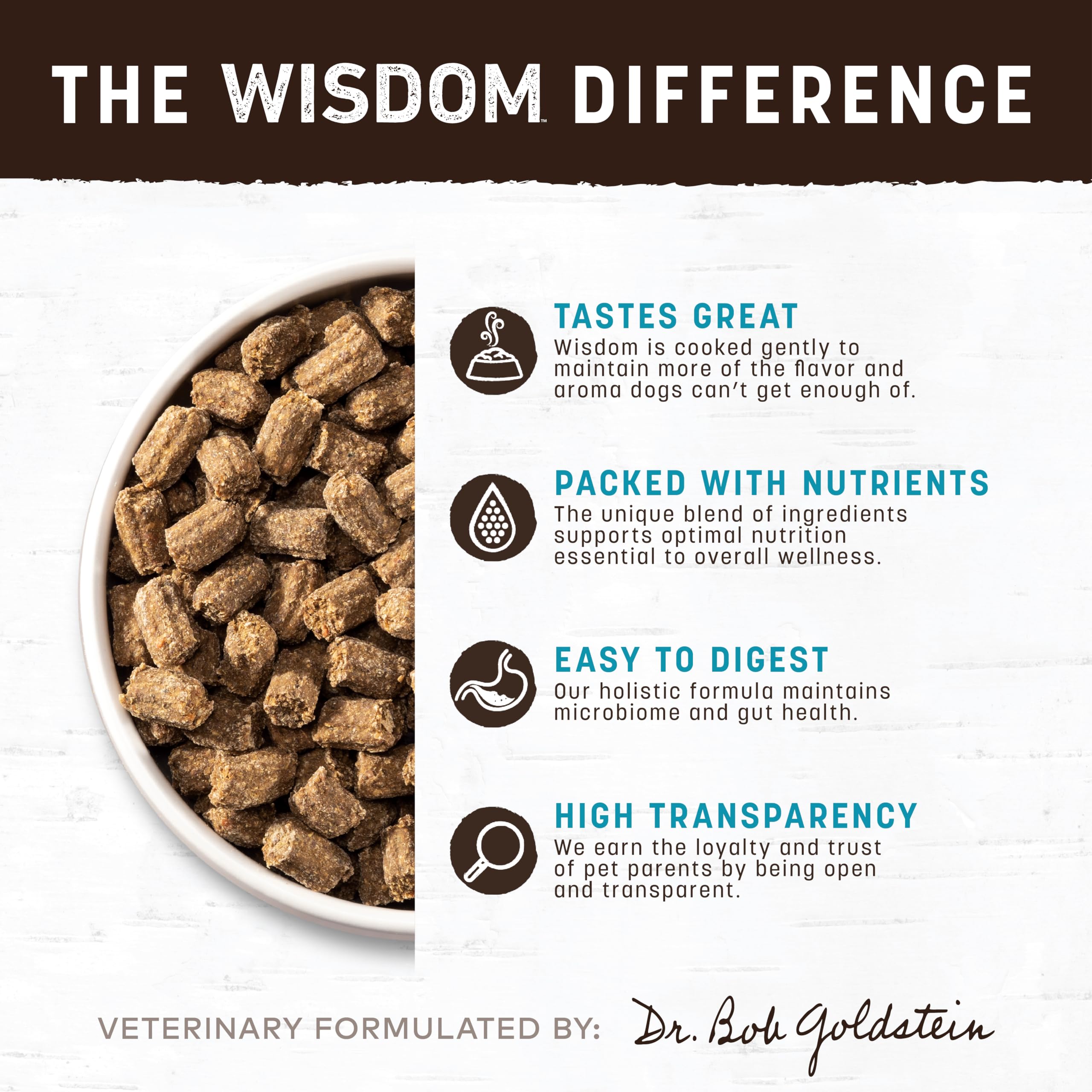 Earth Animal Wisdom textura snack del mar, fácil de masticar para perros exigentes