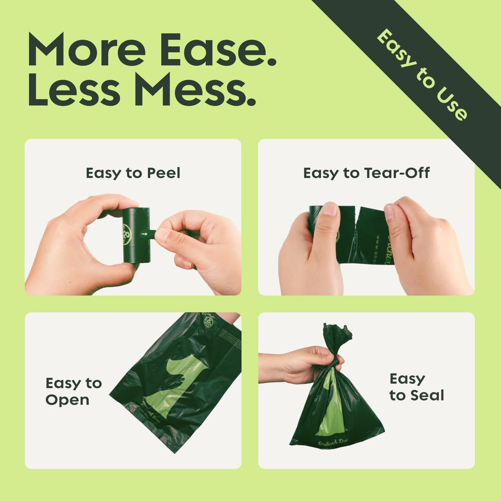 Material eco-amigable con 65% reciclados en las bolsas &earth.