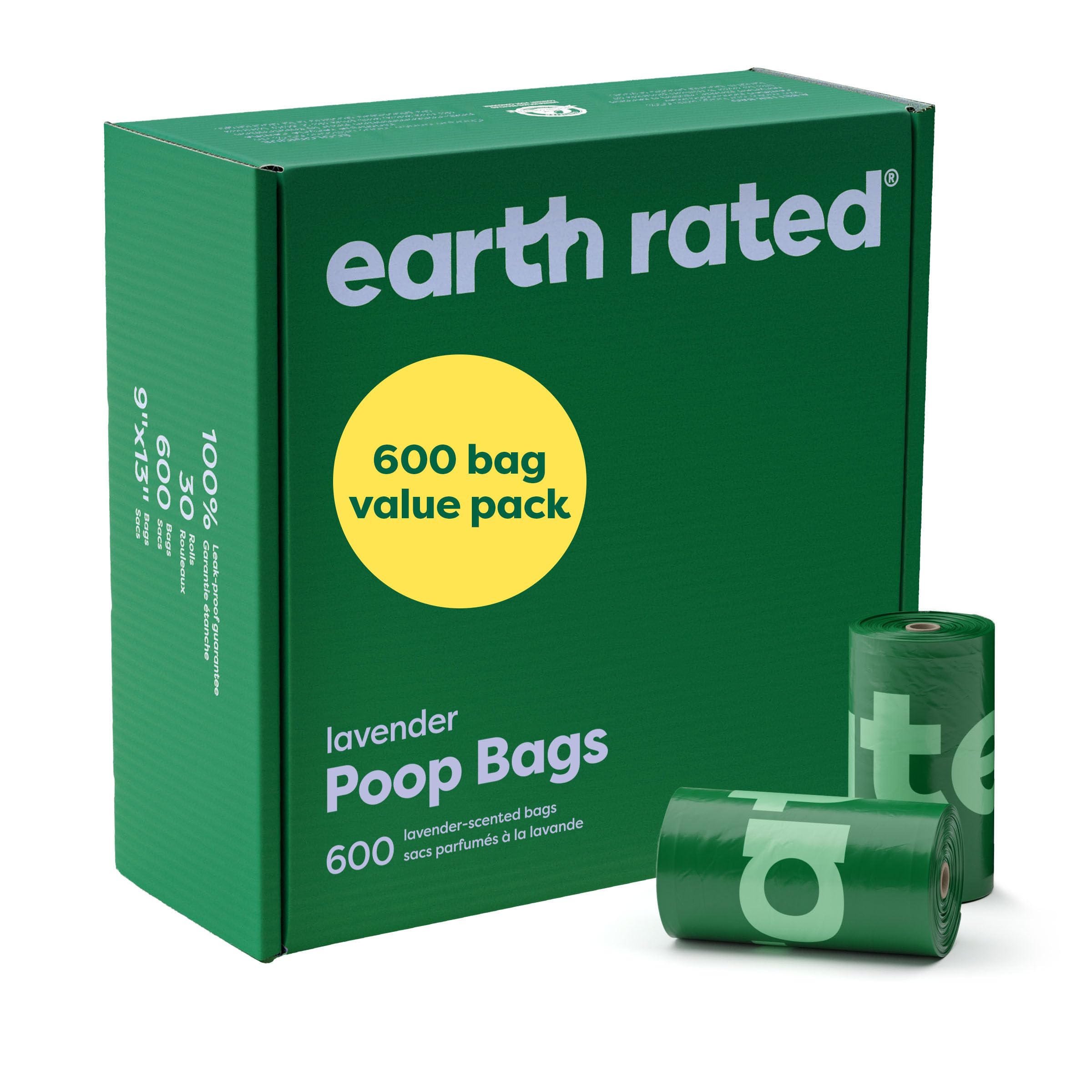 Earth Rated bols­as para perro valor pack 600, ideales para paseos diarios.