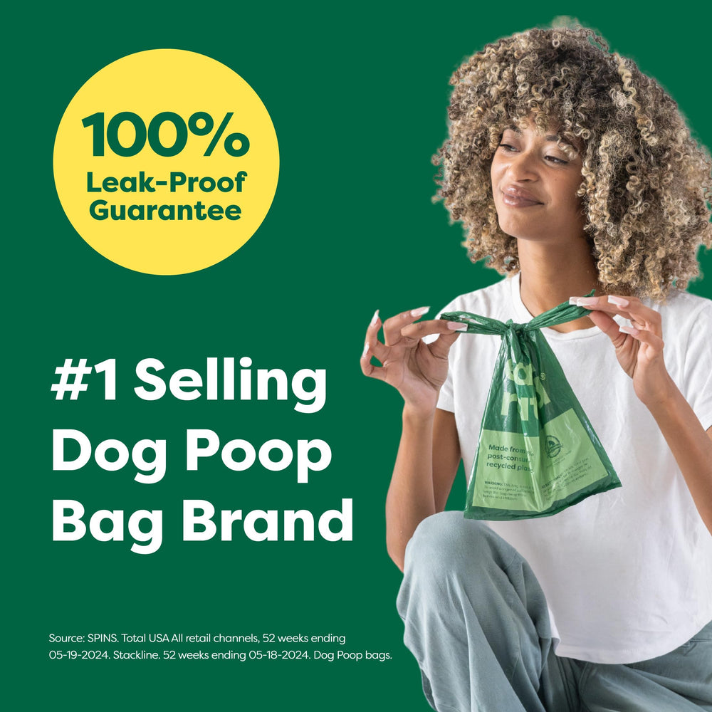 Earth Rated bolsas para perros con anti fugas, seguridad en cada recogida.