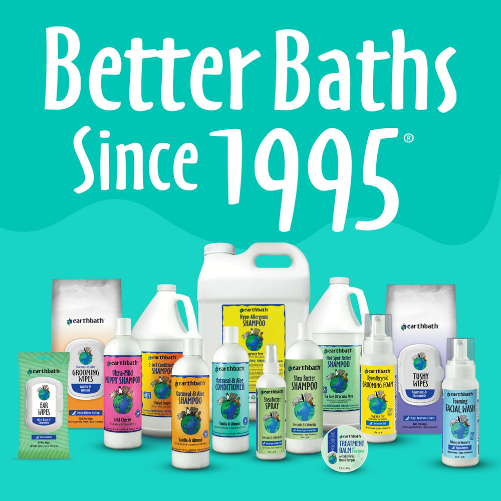 earthbath champú para gatos sin fragancia, momento de baño cómodo