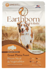 Earthborn Holistic Great Plains Feast croquetas de perro crujientes para energía diaria