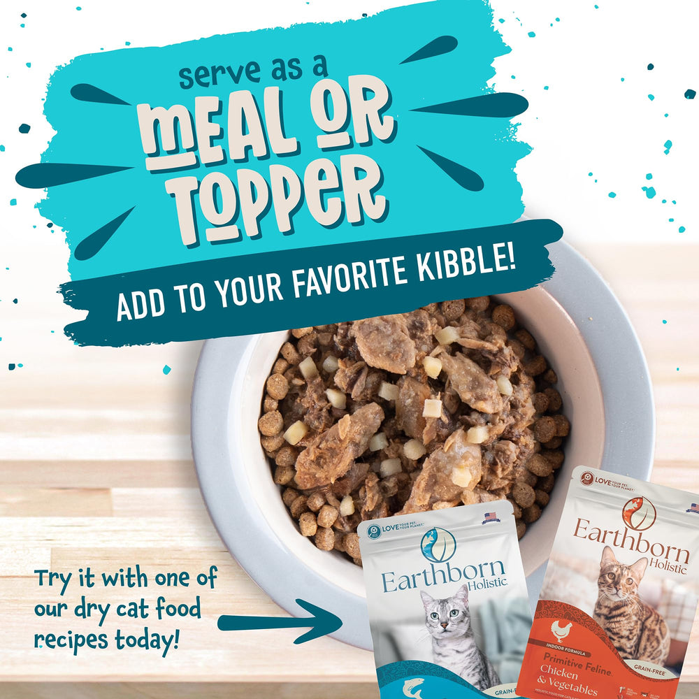 Earthborn Holistic Monterey Medley: fórmula sin granos ni gluten para gatos.