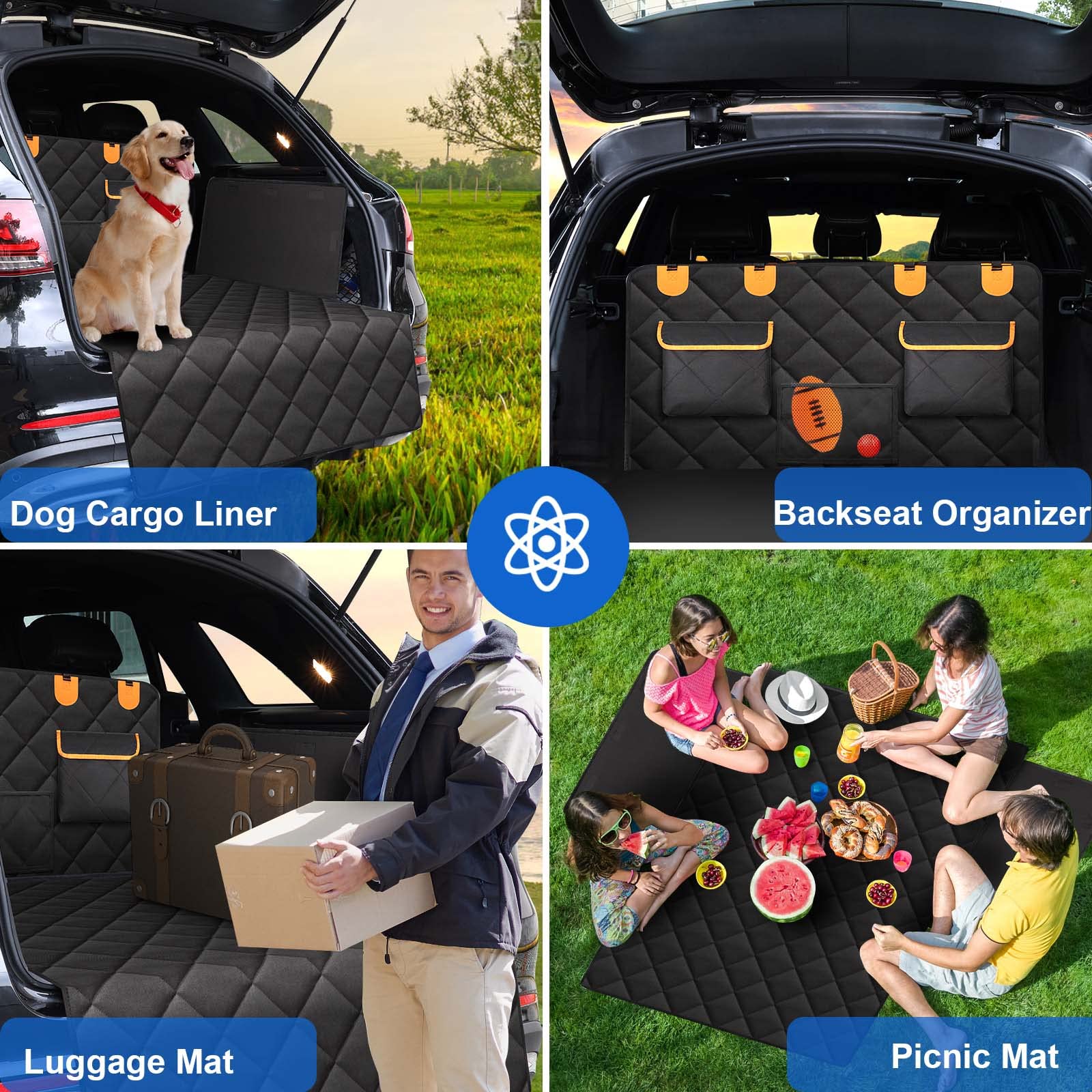 Bolsos de almacenamiento EasyHaWei para accesorios del coche