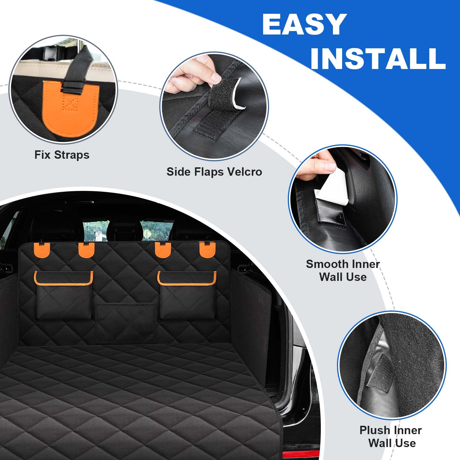 Organizador trasero EasyHaWei para ordenar objetos del viaje