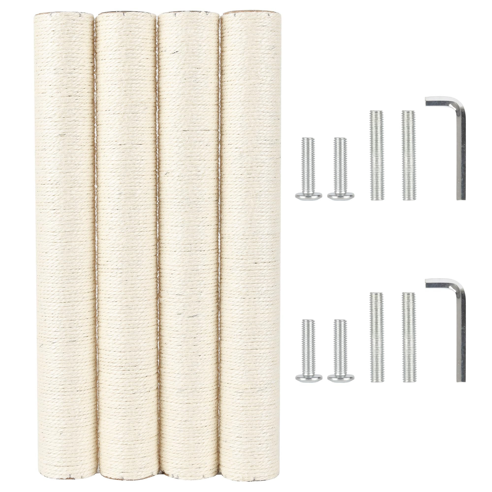 ECCIBOUN postes de sisal M10 de 55 cm, durables para gatos.