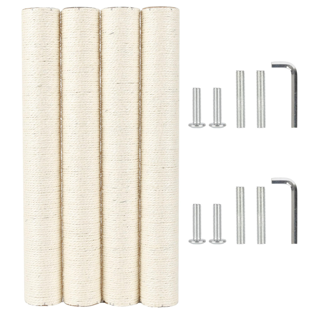ECCIBOUN postes de sisal M10 de 55 cm, durables para gatos.