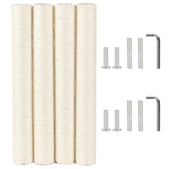 ECCIBOUN postes de sisal M10 de 55 cm, durables para gatos.