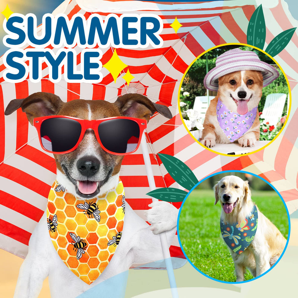 Eccliy bandanas de tela suave para perros, resistente y duradera