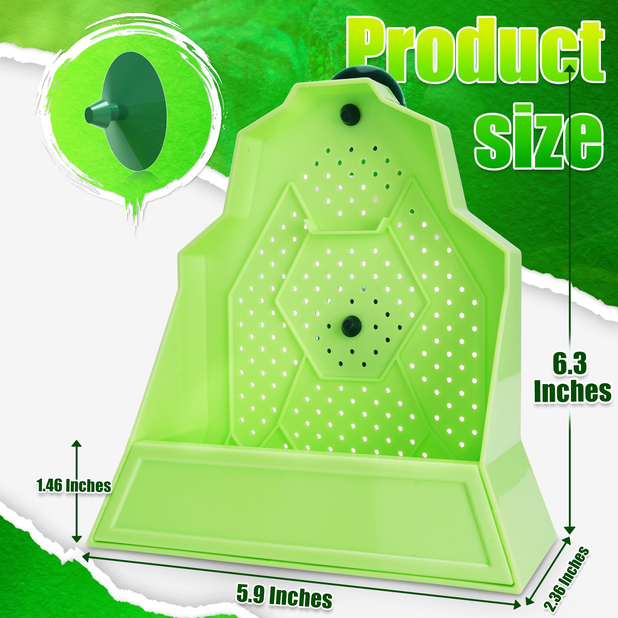 Soporte de pared con ventosa Eckpo para fijar el comedero de forma estable