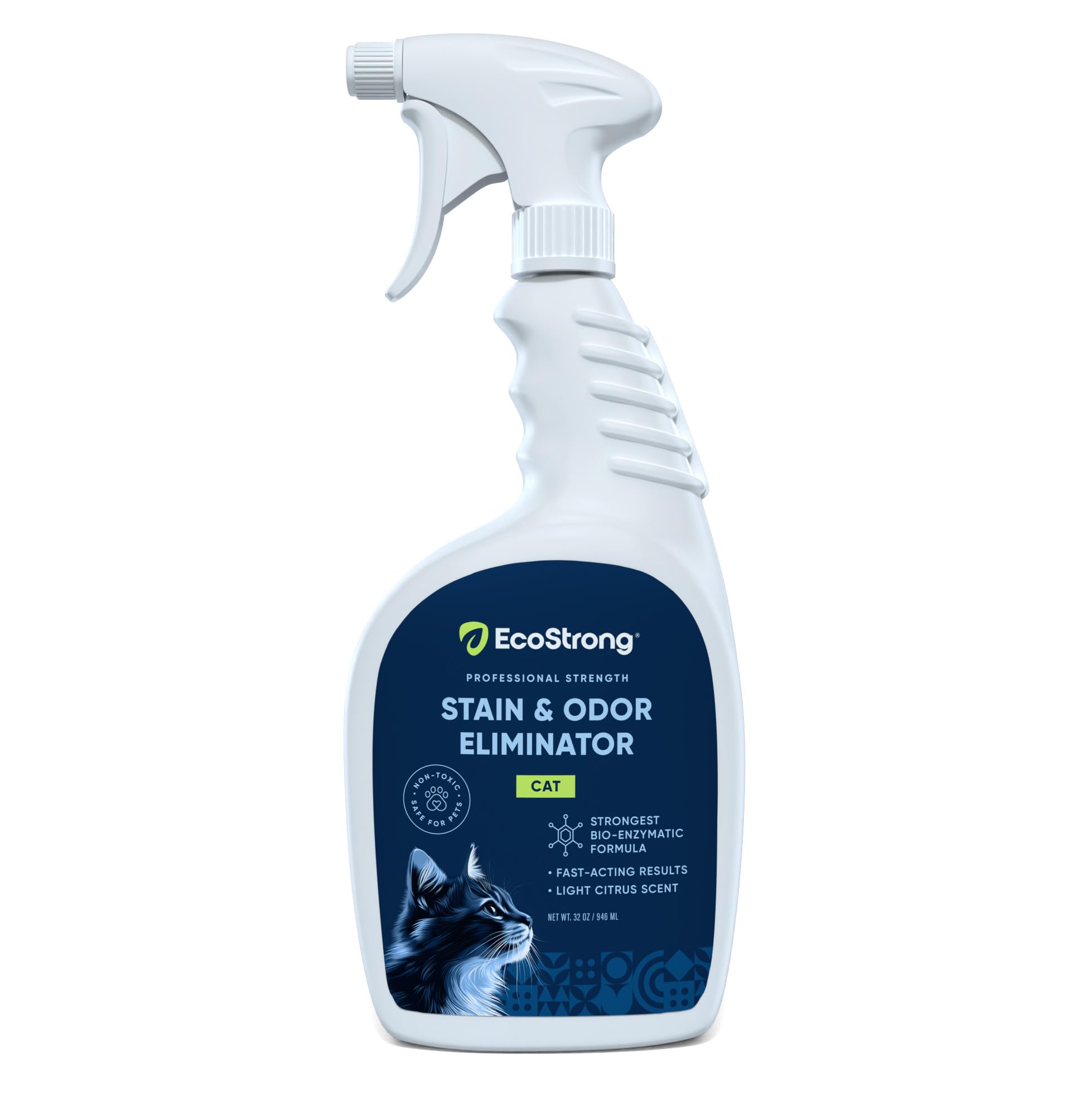 Eco Strong: botella de 32oz con enzimas para eliminar olor a orina