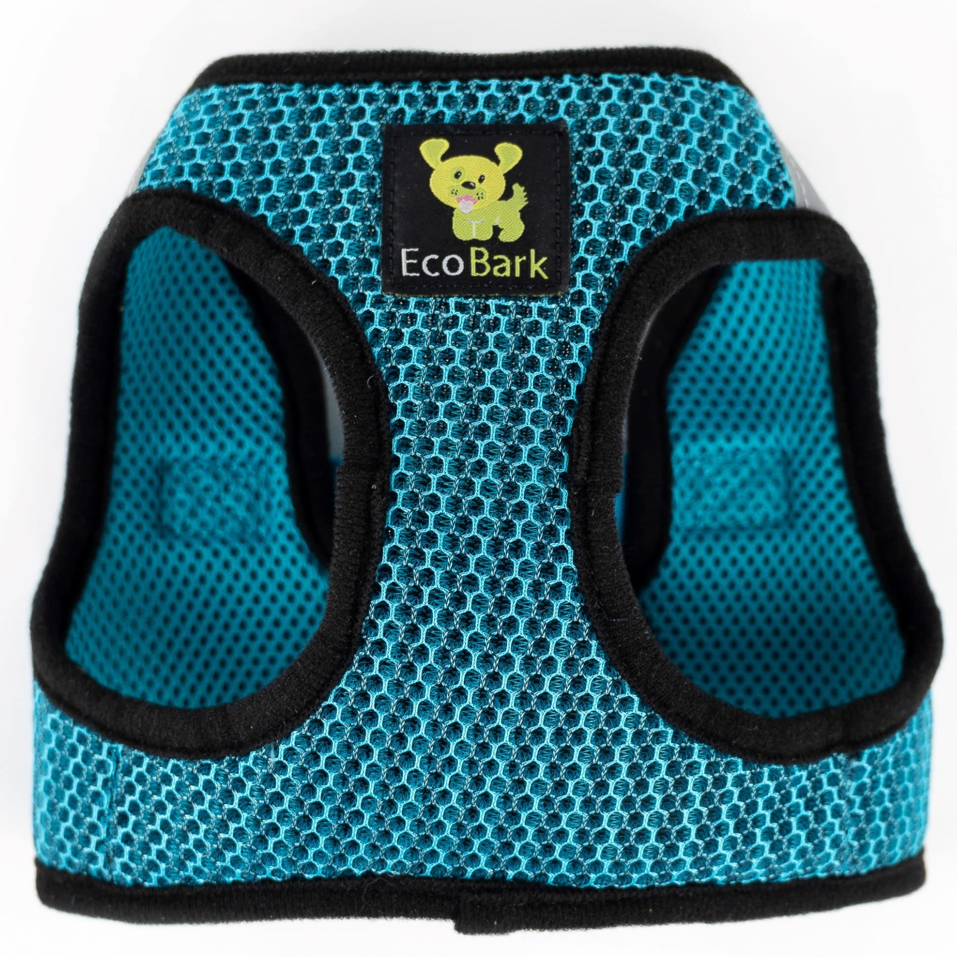 Arnés EcoBark con correas recicladas y durabilidad.