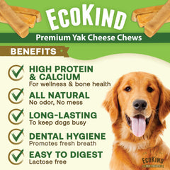 EcoKind Himalayan Gold: snack yak para entrenamiento y recompensa diaria.