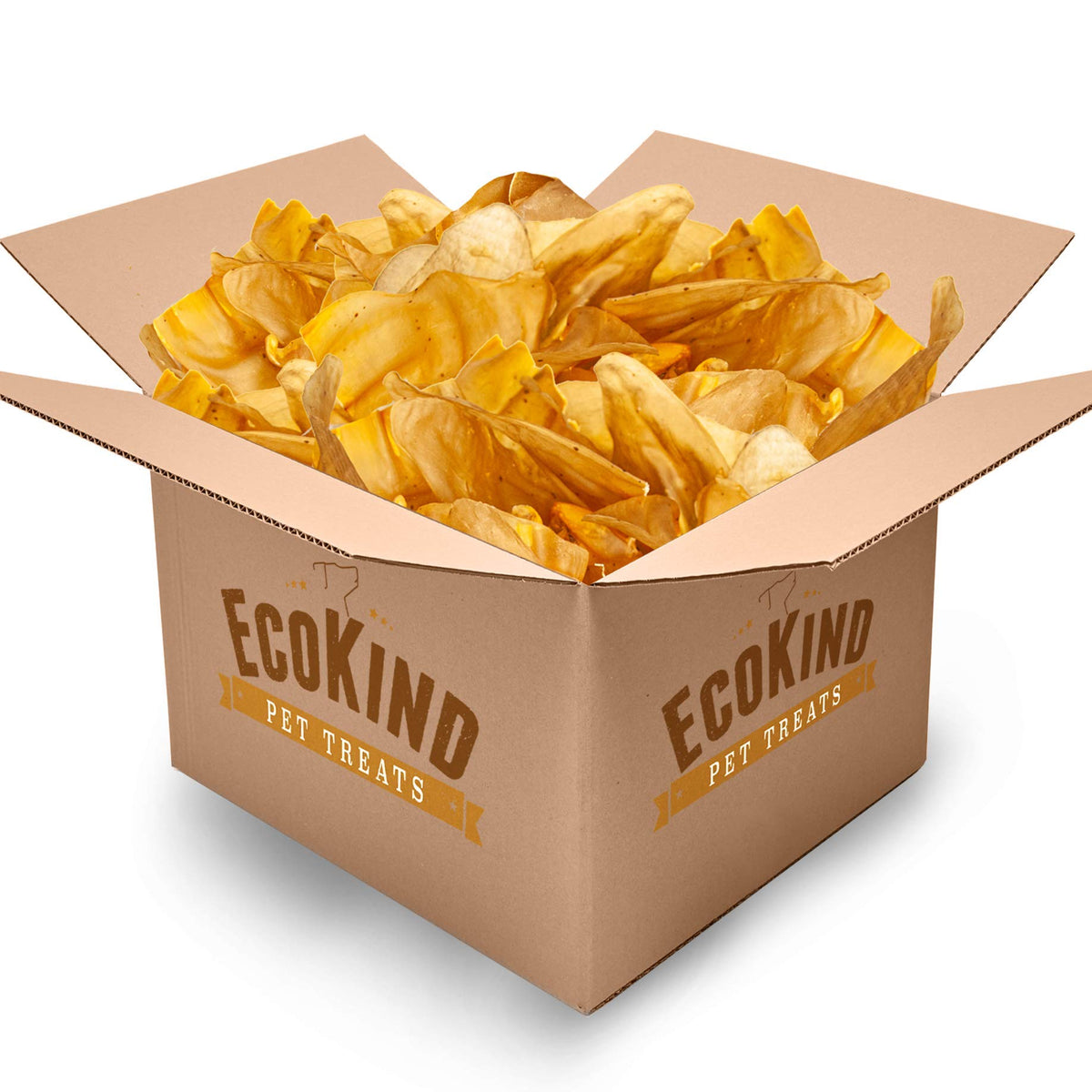 EcoKind Orejas de vaca para perros, 200 unidades, sabor intenso y duradero.