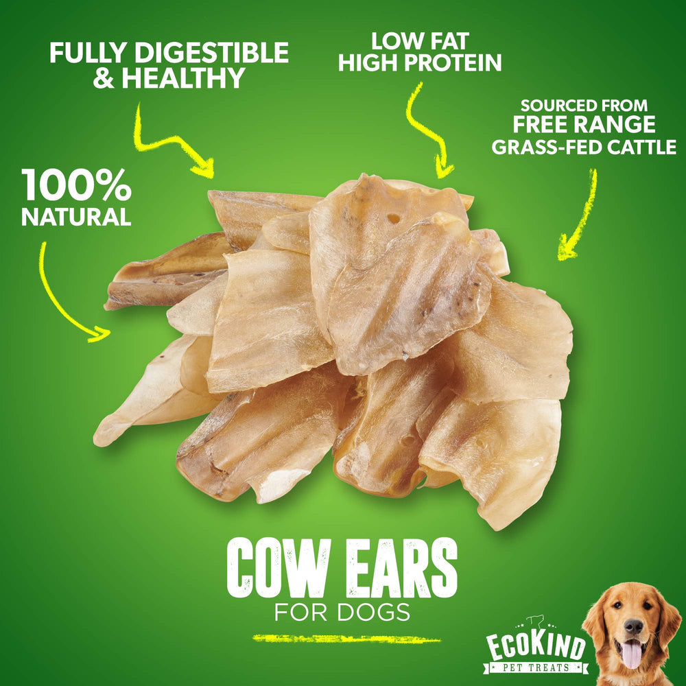 EcoKind orejas de vaca, sabor intenso para perros.