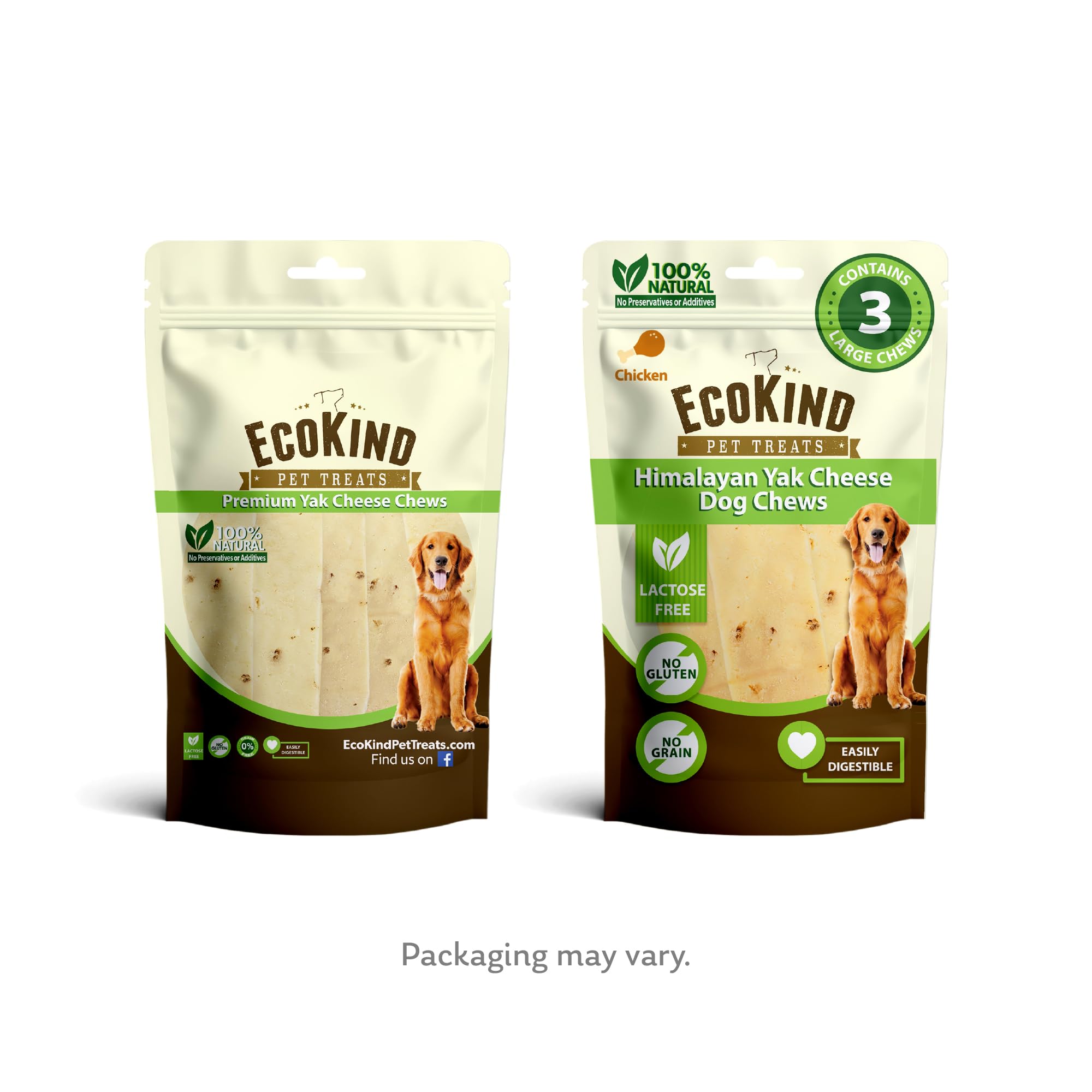 EcoKind Premium Yak Cheese Himalayan, receta ancestral nepalí para masticación segura.