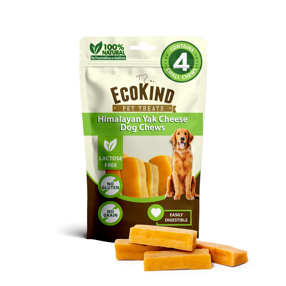 EcoKind queso de yak para perros pequeños, masticable natural para entretenimiento prolongado
