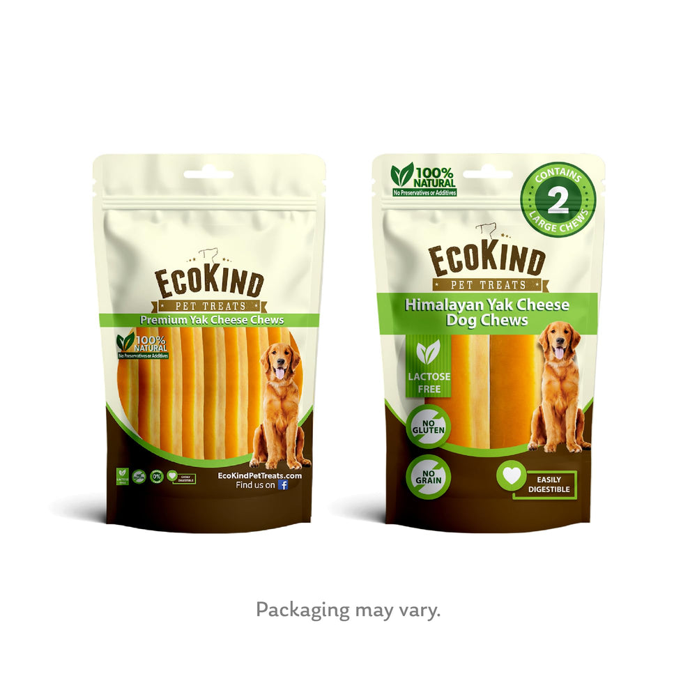 EcoKind Premium Gold Yak Cheese Himalayan empaque que mantiene la frescura.