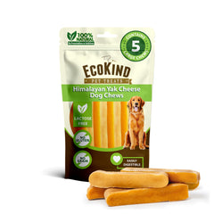 EcoKind Premium Gold Yak Cheese Himalayas, empaque práctico para masticación en casa