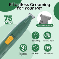 EcoStylife kit completo de higiene de orejas para perros, fácil de usar en casa.