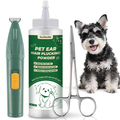 EcoStylife polvo para orejas de perro 30 g, absorbe humedad para un cuidado más limpio.