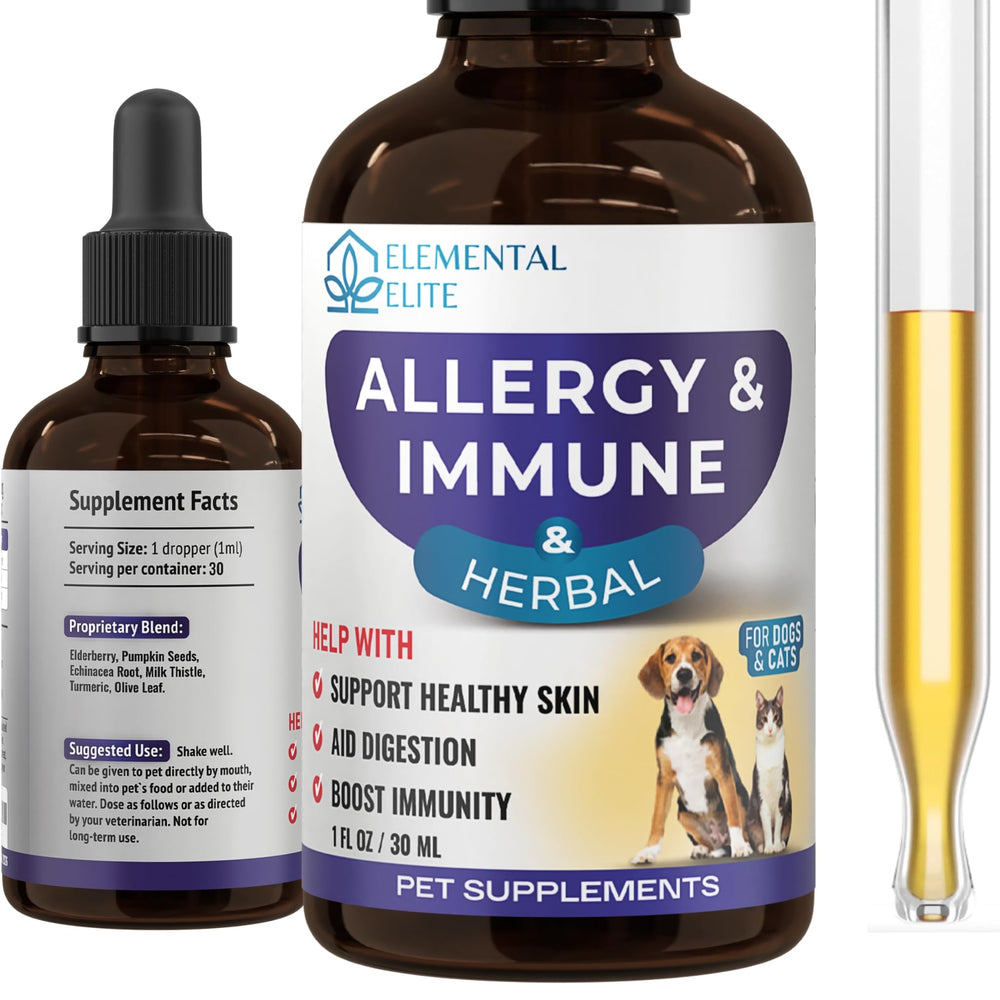 EDUZEBRA: gotas para alergias en perros y gatos, alivio natural.