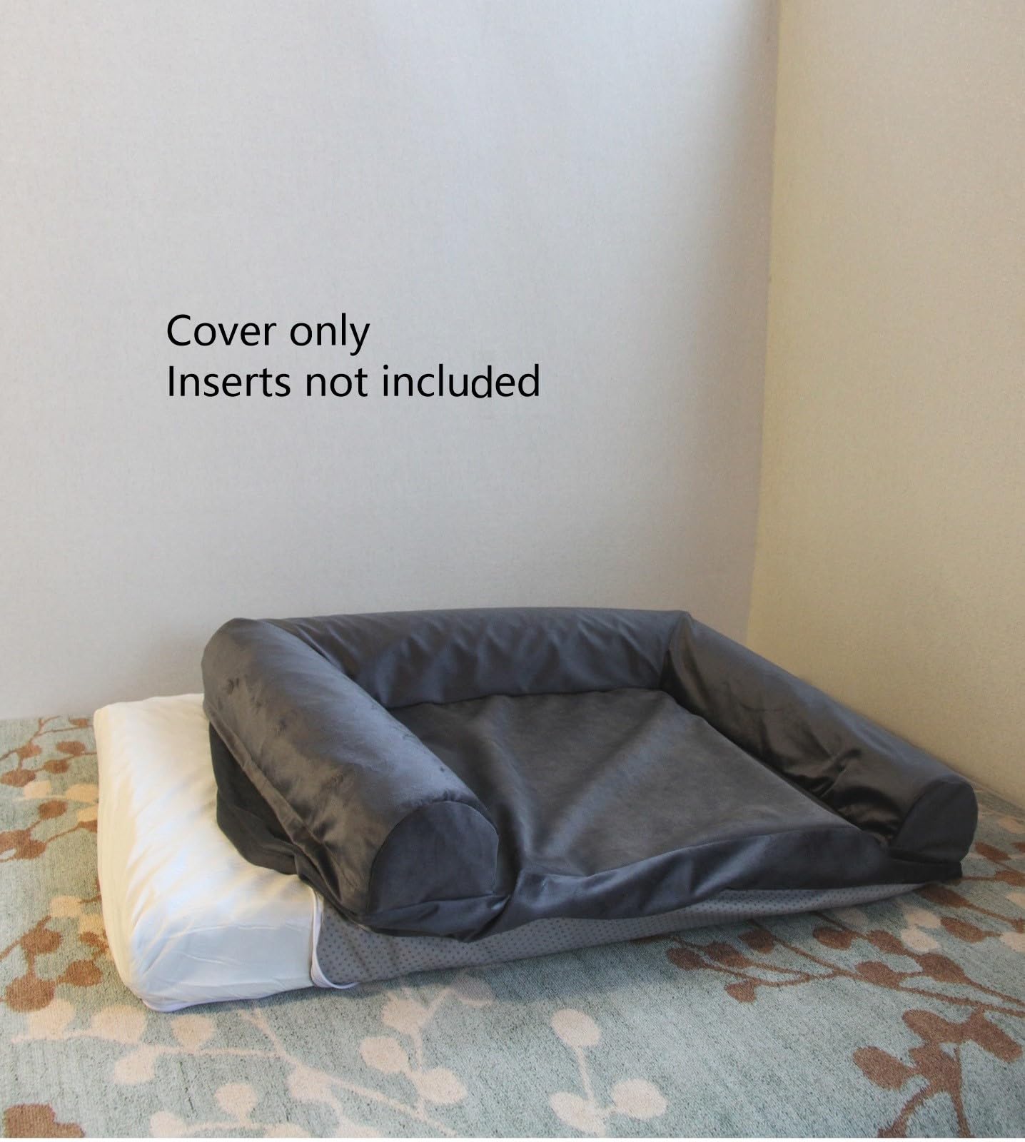 EechicSpace funda-cama-perro con bolster para descanso cómodo.