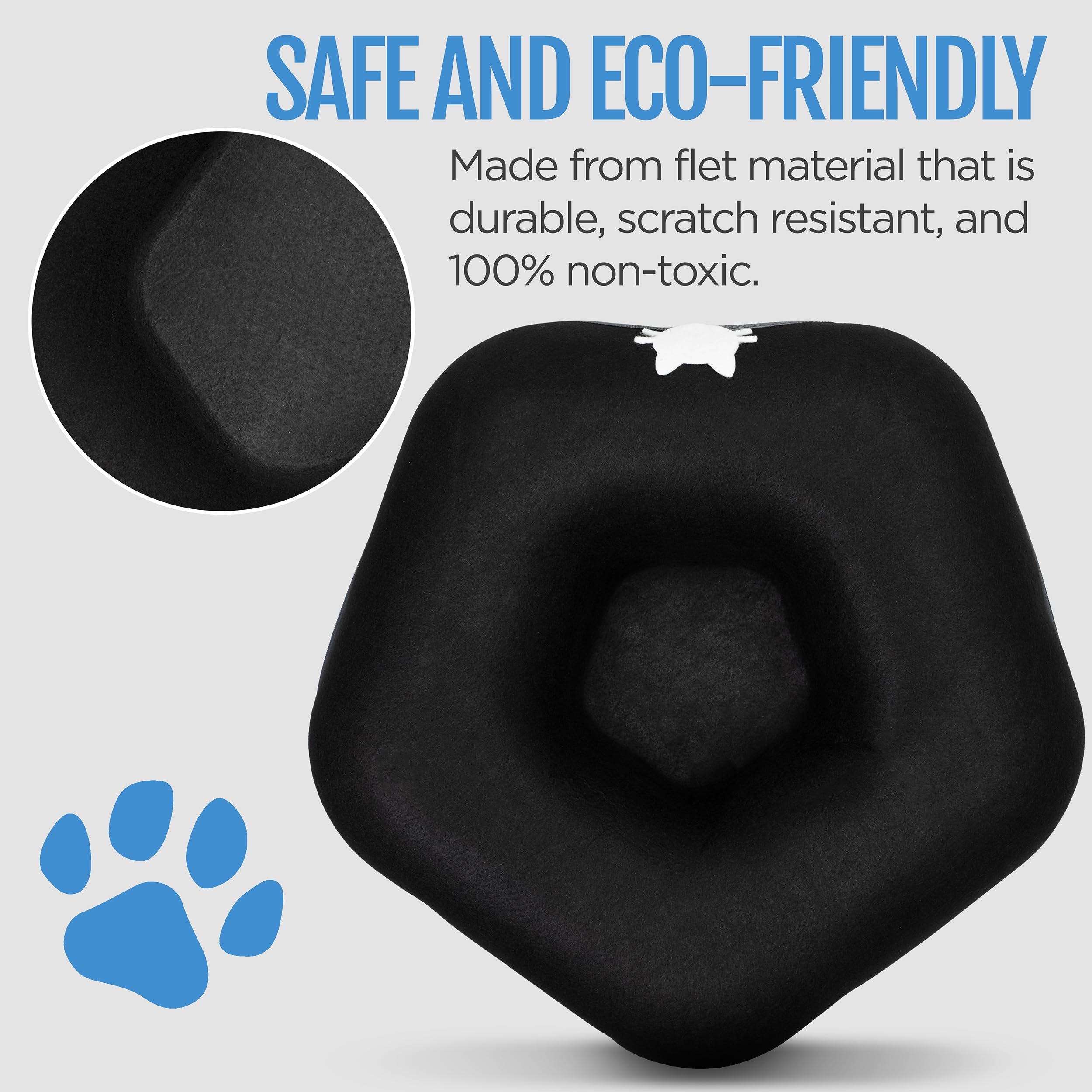 Cama cueva EES adecuada para gatos grandes, hasta 45 lb.