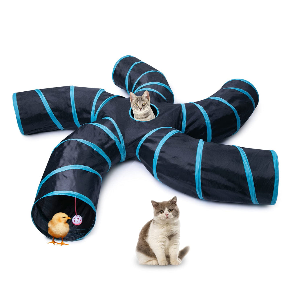 EGETOTA túnel-gato-interior, ideal para explorar y jugar en casa.