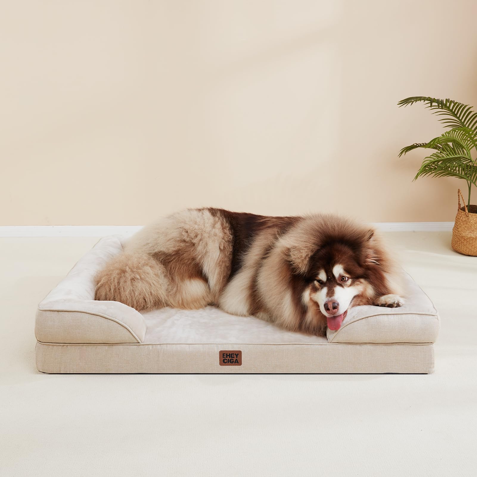 Cama EHEYCIGA XXL para perros grandes lista para usar