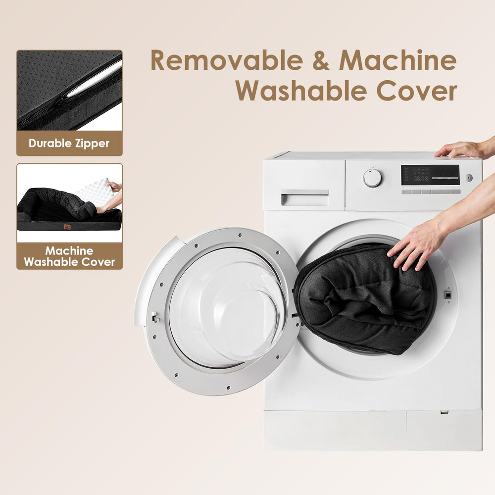 Funda desmontable y lavable facilita la limpieza regular.