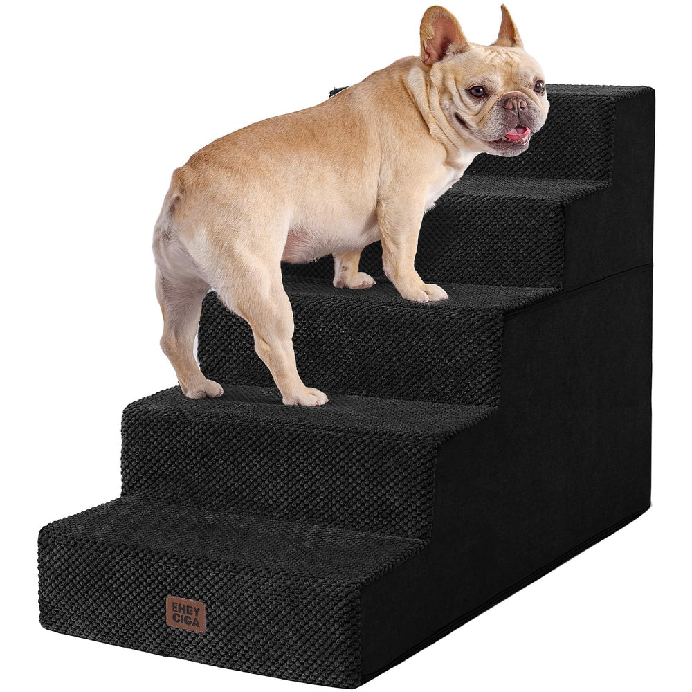 EHEYCIGA escaleras para perros frente a la cama alta, subida fácil.